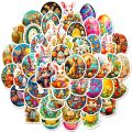 10/30/50pcs Cute Easter Egg Rabbit Cartoon Stickers Aesthetic DIY Phone Laptop Luggage Fridge Waterproof Kawaii Decals Toys Gift. 