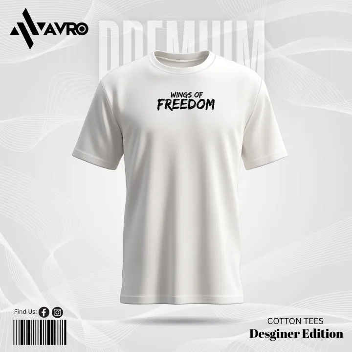Avro%20Premium%20Men's%20T%20shirt%20White%20Color%20-%20WINGS%20OF%20FREEDOM%20-%20Cotton%20Fabric%20Soft%20&%20Comfortable%20-%20Tshirt%20For%20Men%20-%20Image%202