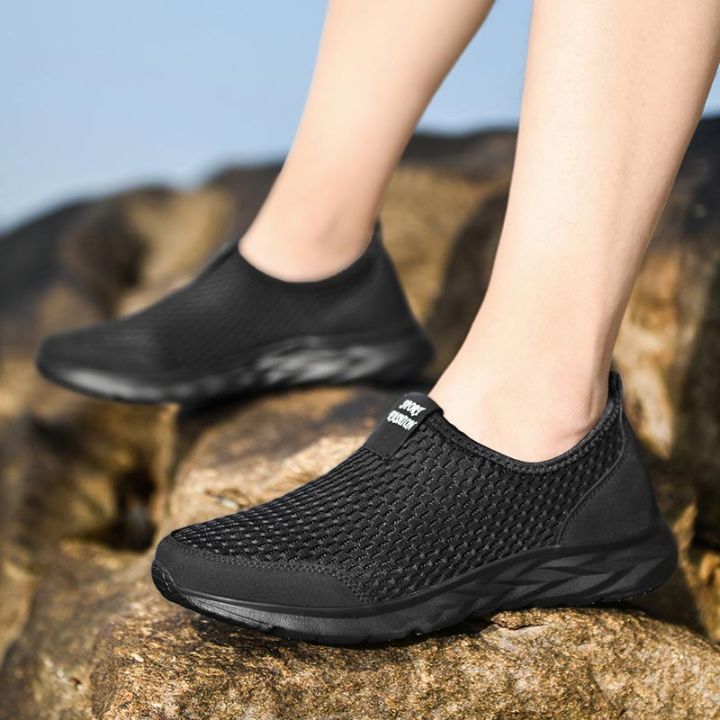 light weight without laces men's sneakers mens running shoes sport man sneakers men's white sports shoes women trekking 0118
