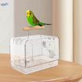 Acrylic Villa Bird Cage Hamster Cage for Cockatiels Parrotlets Small Birds Bird Cage.