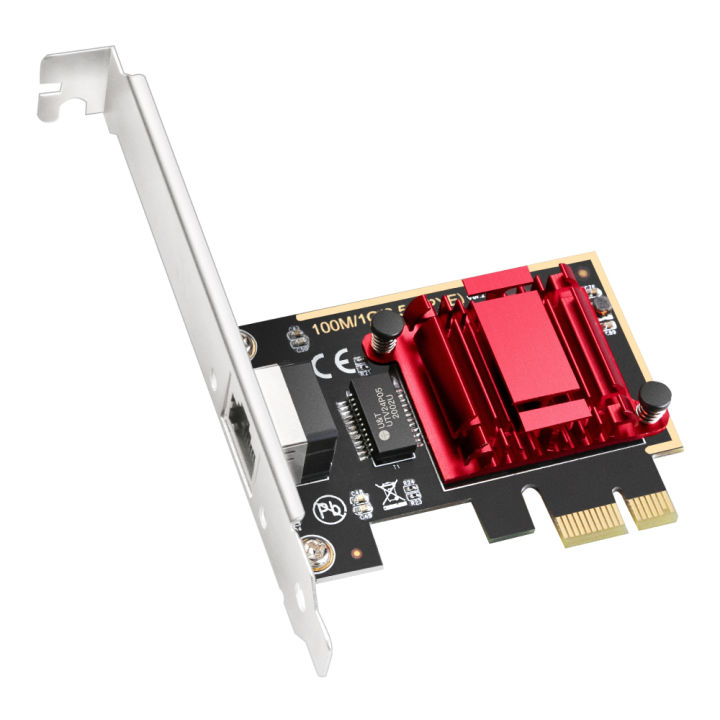 Cudy%20PE25%202.5%20Gbps%20PCI%20Express%20Network%20Adapter%20-%2010%20Mbps%20/%20100%20Mbps%20/%201%20Gbps%20/%202.5%20Gbps%20Speed%20-%20Support%20Wake-On-LAN%20and%20RealWow%20Technology%20-%20Low-Profile%20and%20Full-Height%20Brackets%20-%20Windows%207%20to%2011,%20Windows%20Servers%202003%20to%202022,%20and%20Linux%20compatible%20-%20Image%205