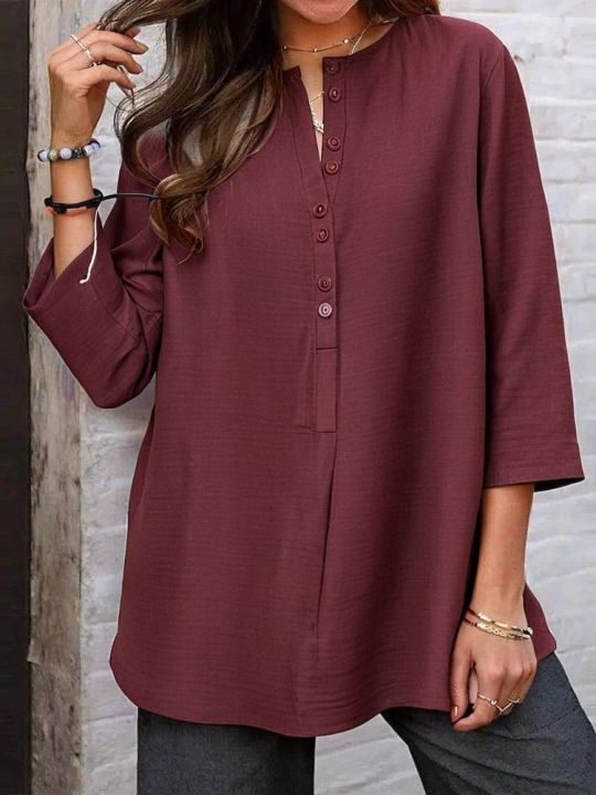 Comfortable%20Vibes:%20Lightweight%20Cotton%20Tunic%20Top%20for%20Women%20-%20Image%207