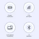 Shanwan Micro Wireless Bluetooth Controller Pocket Sized Mini Gamepad for PC Android/iOS and Windows Handheld Console Joystick. 