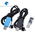 【YIYANGMAOYI111】PL2303HX/PL2303TA USB To RS232 TTL Converter Module with Cover PL2303HX for arduino download cable. 