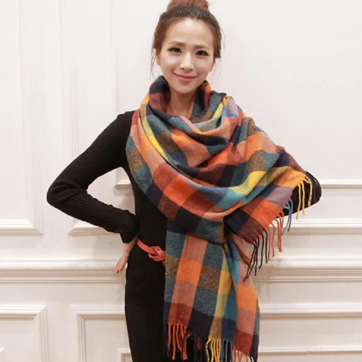 Winter%20Female%20Lattice%20Imitation%20Cashmere%20Scarf%20Autumn%20And%20Winter%20Thick%20Fashion%20Warm%20Wild%20Scarf%20Shawl%20-%20Image%203