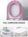 1PC Warm Comfy Toilet Seat Cover Bathroom Toilet Seat Closestool Washable Soft Warmer Mat Cover Pad Cushion Tapa WC Mat F1128. 