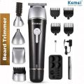 Kemei KM -1015 10 in 1 Electric rechargable Waterproff  Nose Ear Body Hair Beard Trimmer. 