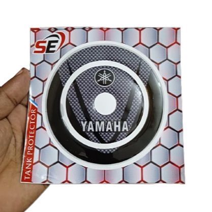 Fue Tank Pad Sticker Or Fuel Cap Protector- YAMAHA  (Black)