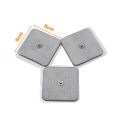 10 Pcs Nerve Stimulator Electrode Pads Conductive Electrodes Pads Use For TENS/EMS Unit Size 5cm*5cm With Button 3.5mm-10PCS. 