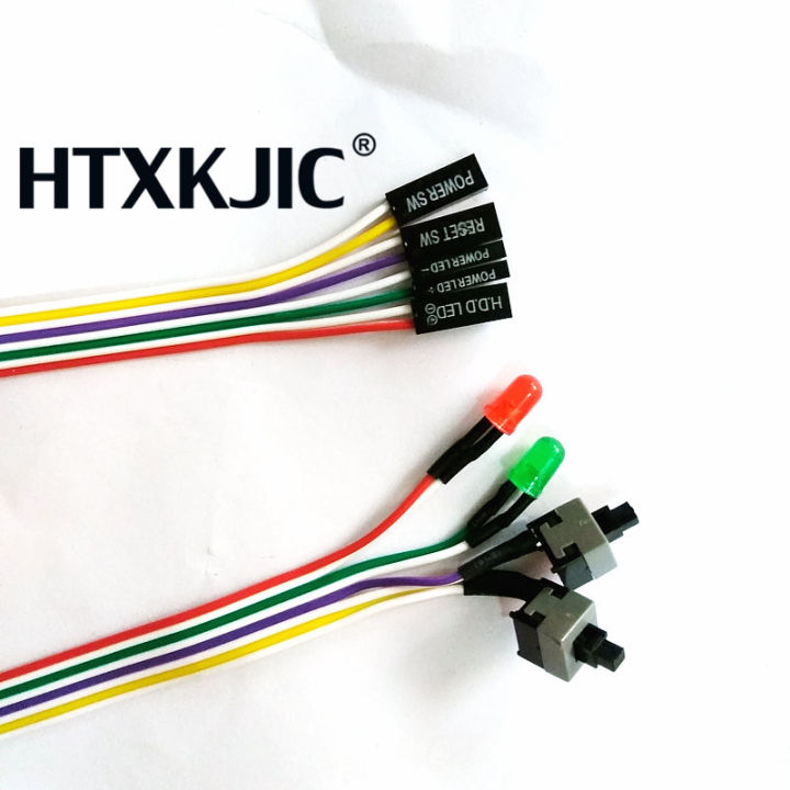 ATX PC Compute Motherboard Power Cable 2 Switch On/Off/Reset usb sata ...