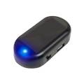 Car Solar Security Light LED Flashing Wireless Warning Lights Anti-theft Alarm Lamp Auto Security Self-adhesive Car Accessories Car Warning Light.