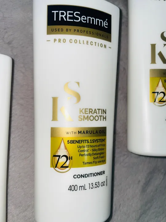 TRESemme%20Keratin%20Smooth%20with%20MARULA%20OIL%20Conditioner%20400ml%20UAE%20-%20Image%202