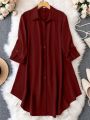 Dubai Cherry Puff Sleeve Shirt for Women and Girls - Casual and Stylish. 