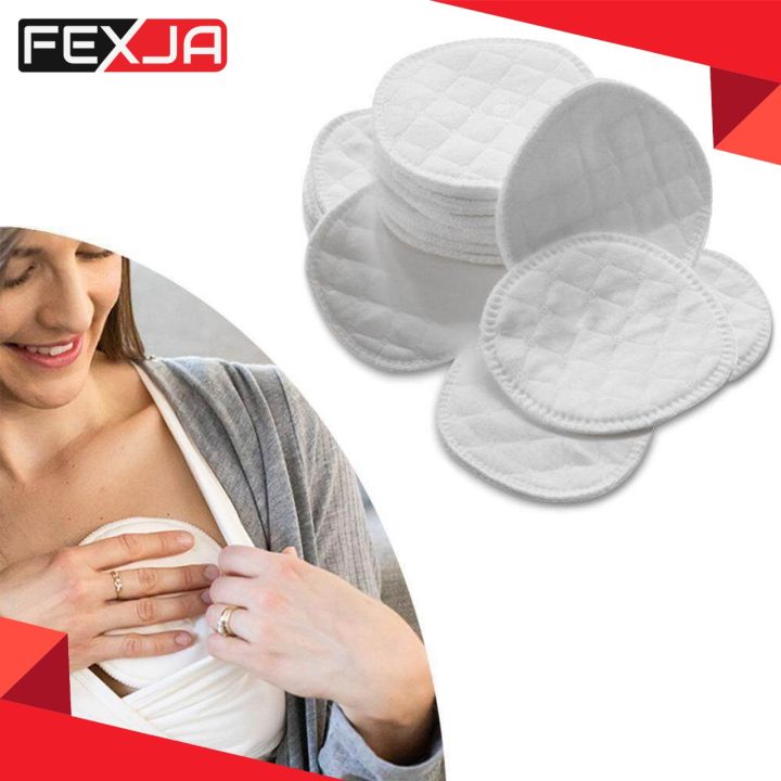 Reusable Washable pure cotton anti-leakage overflow Soft cotton BreastPad - 1pair