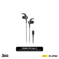 FONENG T68 In-Ear Type-C Heavy Bass Gaming Wired Earphone- Black.