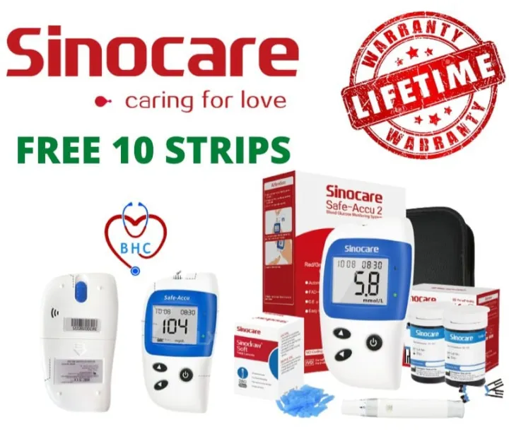 Sinocare%20safe-accu%202%20Blood%20glucose%20monitoring%20system%20with%2010%20strip%20-%20Image%204