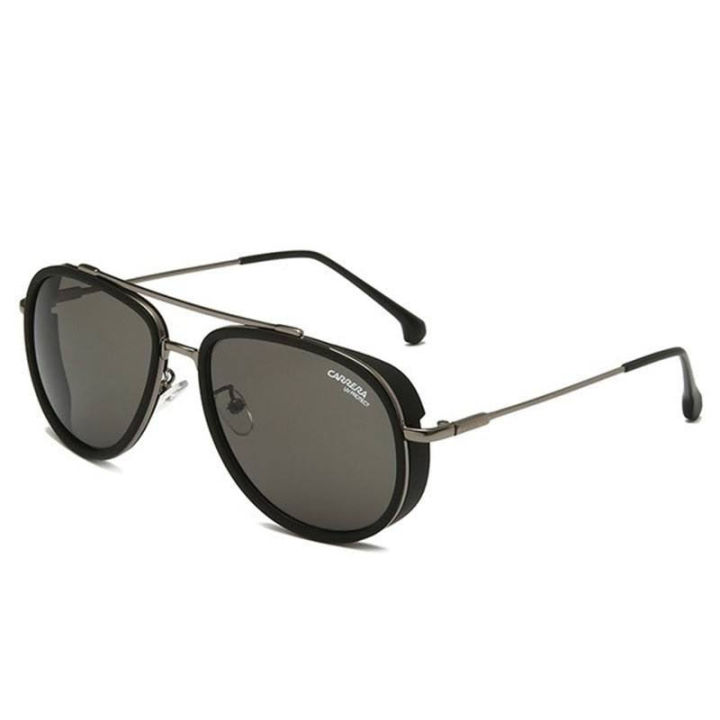 New Polarized Sunglasses Men And Women Matte Metal Retro Frames
