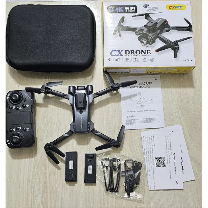 CX%204k%20Wifi%20Dual%20Camera%20Dual%20Battery%20Dual%20Fan%20Foldable%20Drone%20-%20Image%202