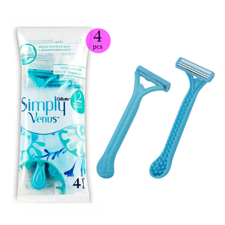 Click to enlarge Simply Venus 2 Women’s Disposable Razors (4 razors)
