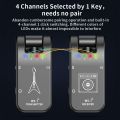 WS-1 2.4GHz Wireless Guitar System Rechargeable Audio Transmitter and Receiver - black.