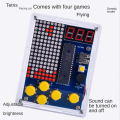 1Set DIY Electronic Soldering Welding Tranning Set Snake Plane Pixel Game Console Making Kit with Acrylic Case. 