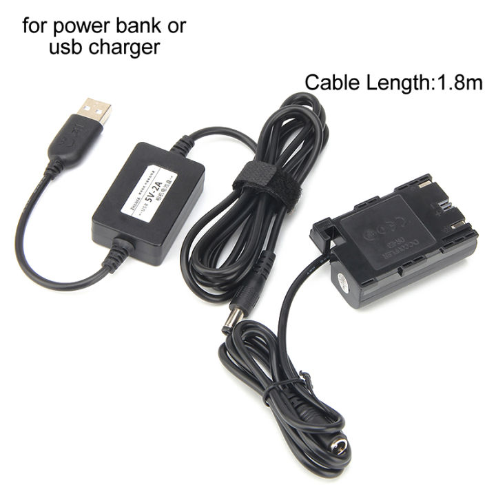 5v Power Supply Usb Lp-E6 Ack-E6 Dr-E6 Power Adapter For Eos 5d Ii Iii 5d2 5d3 6d 60d 70d 80d