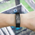 Addies Plastic Smart Bracelet Watch Calorie Counter Digital LCD Fitness Monitoring Exercise Pedometer Waterproof Wrist.