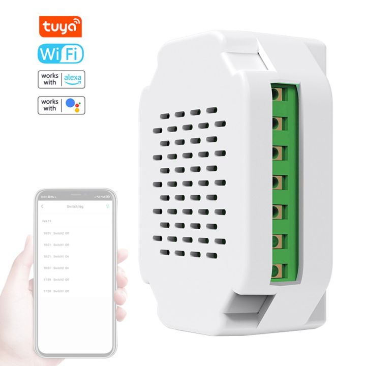Tuya WiFi Smart Switch Controller Home Automation Relay Switch - white