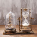 Retro Hourglass Small Night Lamp Creative Nostalgic Pen Holder Quicksand Desktop Decoration European Children Student Gift Wholesale. 