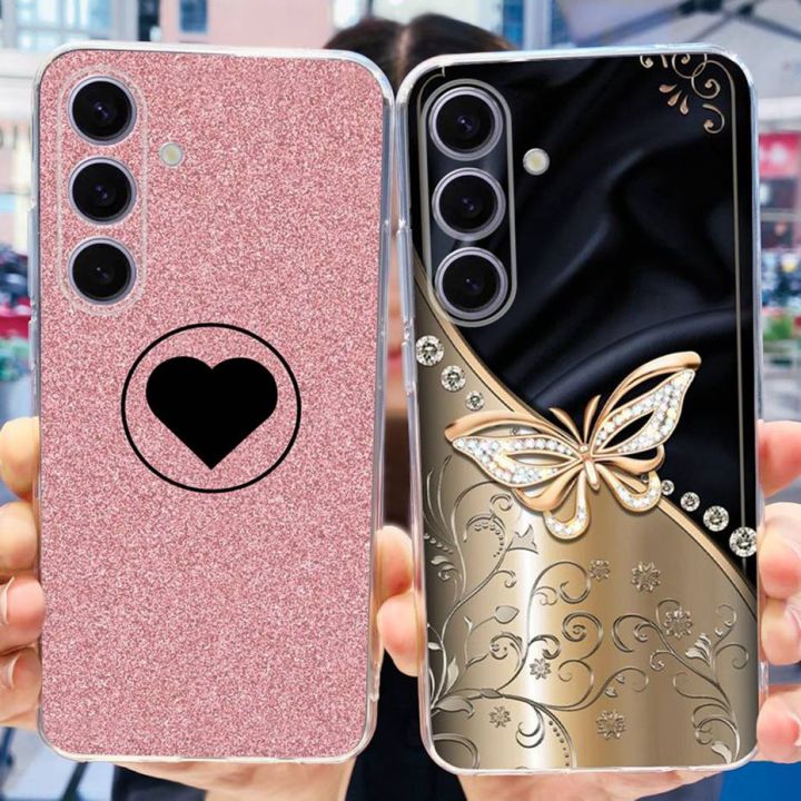 Case%20For%20Samsung%20Galaxy%20S24%20Plus%20/%20S24%202024%20Cute%20Flower%20Cat%20Phone%20Bumper%20on%20Samsung%20S%2024%20S24plus%205G%20Soft%20Silicone%20TPU%20Back%20Cover%20-%20Image%202