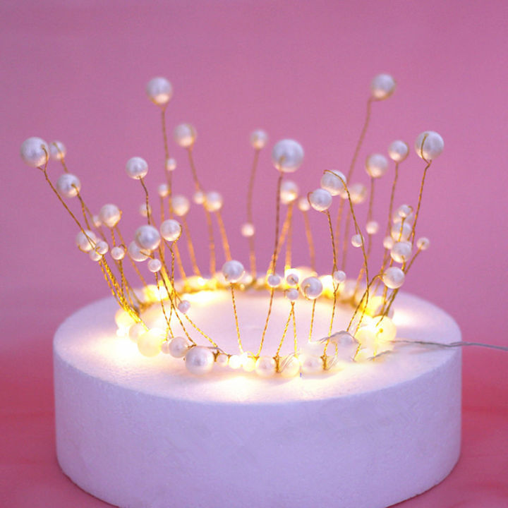 Shiny%20Pearl%20Princess%20Crown%20Cake%20Topper%20Wedding%20Happy%20Birthday%20Hat%20Cake%20Decor%20-%20Image%204