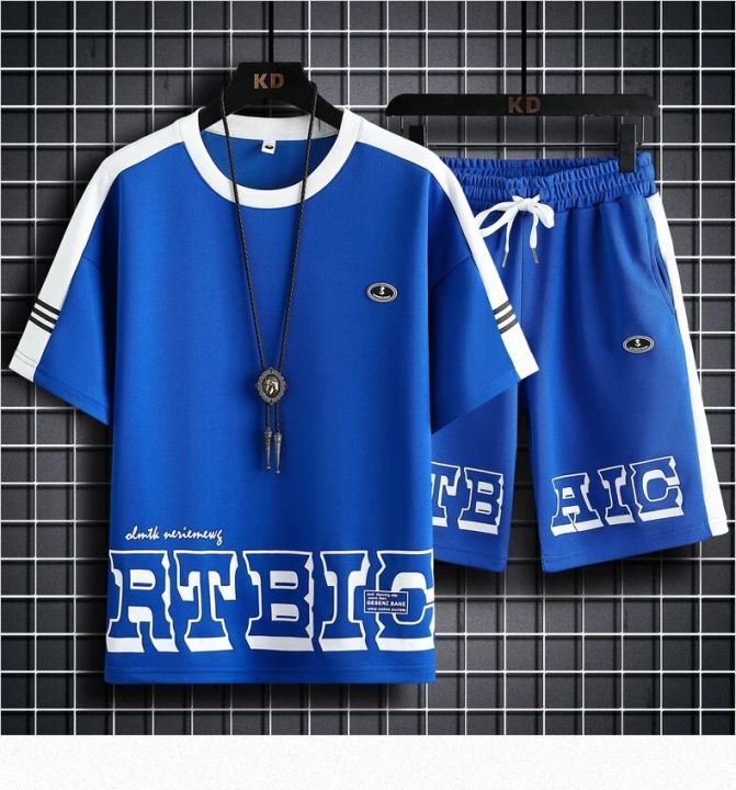 Summer%20Combo%20%20Half/Short%20Sleeve%20T-Shirt%20&%203%20Quarter%20Pant%20for%20Men%20Combo%20Set%20-%20Image%203