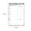 Tear-off Meal Planner Weekly Organizer Desk-friendly Structured Layout Grocery List Refrigerator Magnet Pre-printed Magnetic Notepad for Home Management Meal Prep Busy Families Grocery Shopping Diet. 