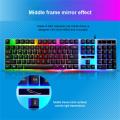 Wired Keyboard Mouse Set G21B-RGB-BA Mechanical Gaming Keyboard And Mouse Combo Wired RGB LED For Computer Laptop Gamer. 