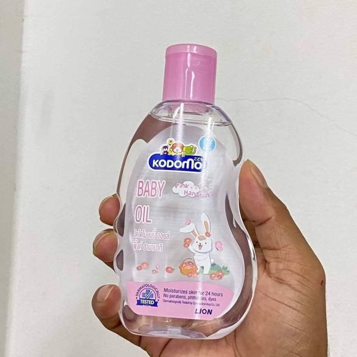 Kodomo%20Baby%20Oil%20200ml%20Pink%20Hanabaki%20-%20Image%205
