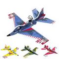 Best Selling Outdoor Flying Toys Diy Small Airplane Science Model Hand Throw Foam Glider Plane with Light. 
