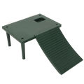 Tortoise Resting Terrace, Exercise Climbing Ability Green Turtle Basking Platform for Low Water Level Turtle Tank.