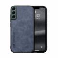 xprmy for Samsung Galaxy S21 FE Phone Case Luxury Leather Skin Sensing TPU Wrap Back Cover. 