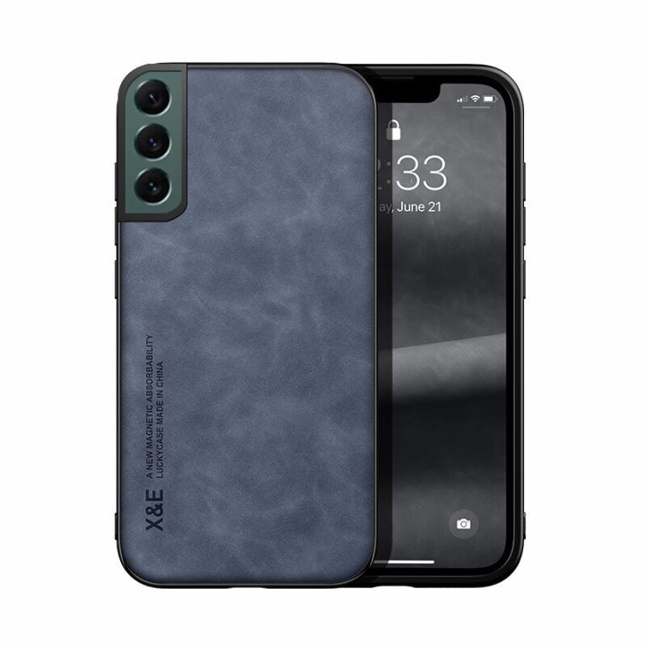 xprmy%20for%20Samsung%20Galaxy%20S21%20FE%20Phone%20Case%20Luxury%20Leather%20Skin%20Sensing%20TPU%20Wrap%20Back%20Cover%20-%20Image%202