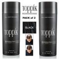 Pack of 2 Toppik Hair Building Fiber Black 27.5 gm. 