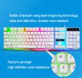 ZGB G21 104 Keys USB Wired Mechanical Feel Colorful Backlight Office Computer Keyboard Gaming Keyboard.