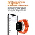 【Youyi】K800 ultra smart watch series 49mm big screen men women smartwatch magnetic charging Bluetooth call watch.