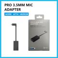 GoPro Pro 3.5mm Mic Adapter suit for HERO10 HERO9 HERO8 HERO7 HERO6 HERO5 MICROPHONE ADAPTER. 