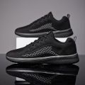 Cheap Men's Mesh Sneakers Breathable Running Shoes Summer Sport Shoes Male Sneakers Lightweight Mens Walking Shoes. 