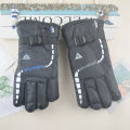 Thermal Gloves Men's Winter Outdoors plus Velvet Gloves Men's Cycling and Driving Wind and Skid Finger Gloves Wholesale. 