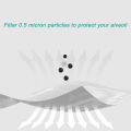 2PCS Face Mouth Caps 95% Filtration Non-woven Fabric Protective s Dust Particles Pollution Filter. 