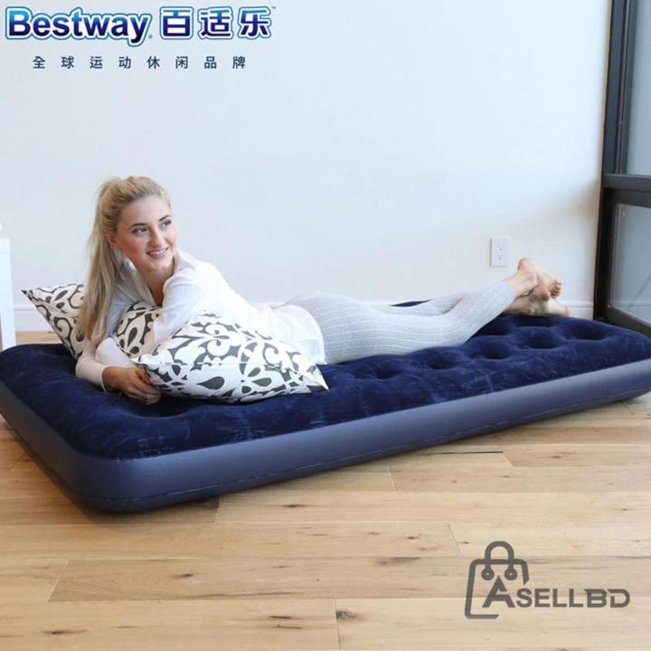 Single%20Air%20Bed%20with%20Pumpers%20-%20Blue%20-%20Image%202