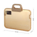 With Lock File Box Secure Closure Portable Transparent Document Storage Box A4 Folder Case for Office Supplies Document Protection Student Use Business Travel Archive Storage. 