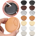 35mm 50mm 53mm 60mm 80mm 60/80mm Desk Table Plastic Cable Hole Cover PC Computer Desk Round Wire Tidy Grommet Cable Organizer.