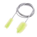 Aquarium Fish Tank Pump Filter Tube Pipe Double End Flexible Hose Cleaning Brush.